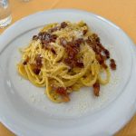 A plate of Carbonara from Piazza Novona