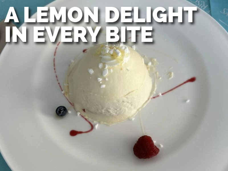 A lemon delight in every bite - photo of a lemon delight cake on a plate