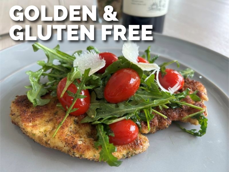 Gluten free chicken milanese