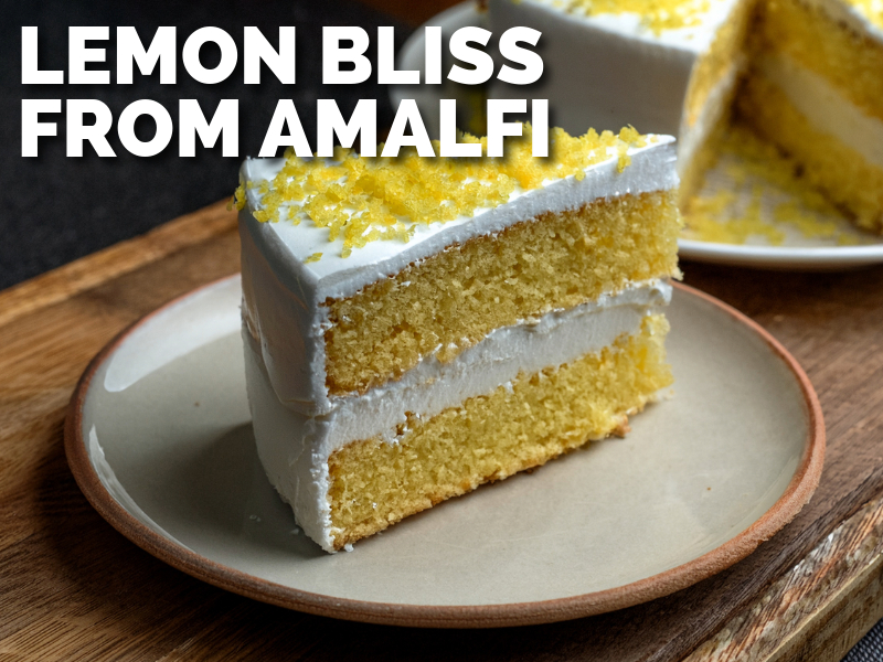 Amalfi Inspired Limoncello Pudding Cake (Gluten-Free)