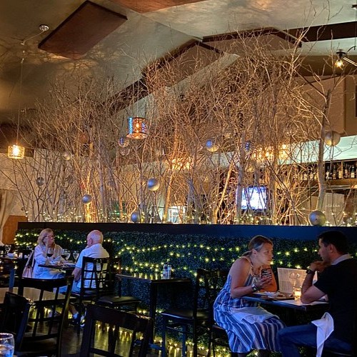 People eating inside a resturant
