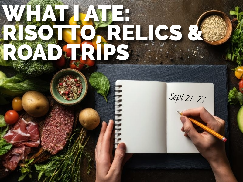What I Ate This Week: Salmon & Risotto, FiDi Lunches & A Tampa-to-CT Road Trip (Sept 21 – 27)